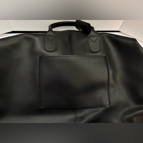 NWT Bric’s Milano Vareze Black Holdall Vera Pelle Weekender Bag Made in Italy - Picture 2 of 15